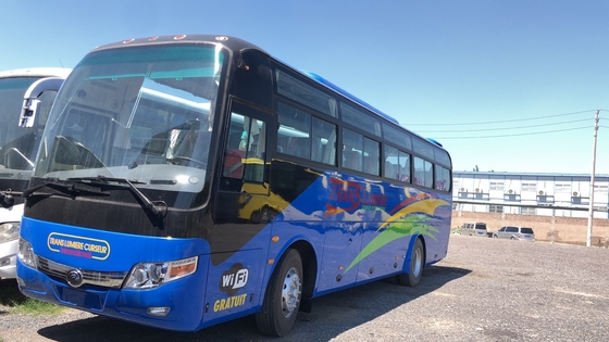 Χρησιμοποιημένο λεωφορείο δύο όχημα 47seats λεωφορείων ZK6107H Yutong μηχανών Raer Rhd πολυτέλειας πορτών