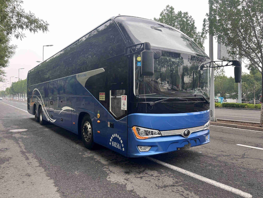 Διπλό λεωφορείο καταστρωμάτων που επισκέπτεται το οπίσθιο λεωφορείο 56 μηχανών Yutong ZK6148 οδηγός χεριών Leftt καθισμάτων