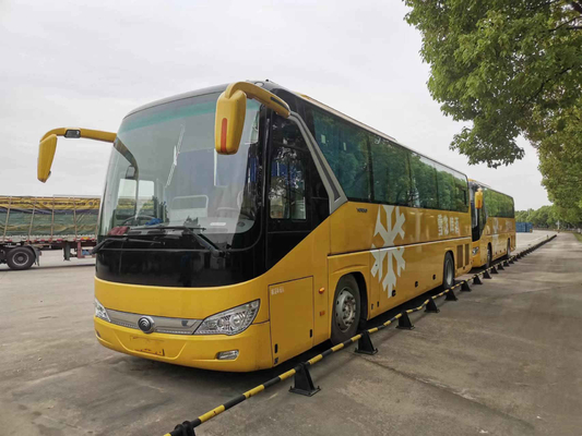 Το κάθισμα VIP πολυτέλειας χρησιμοποίησε τα λεωφορεία 46 λεωφορείων Yutong ZK6119 καθισμάτων διπλή πόρτα μηχανών Rhd οπίσθια