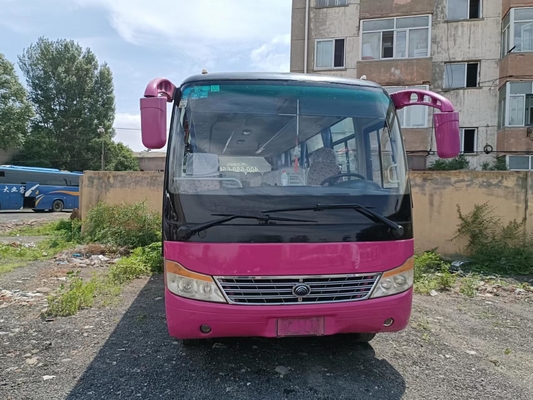 31 Seater μίνι λεωφορείων σχολικό λεωφορείο μηχανών Yutong μπροστινό Bus Passenger Van ZK6752D Used
