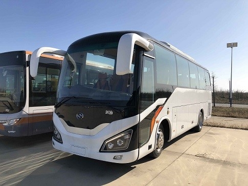 34 καθισμάτων μίνι λεωφορείων Huang δεξί λεωφορείο κατόχων διαρκούς εισιτήριου μηχανών Drive οπίσθιο