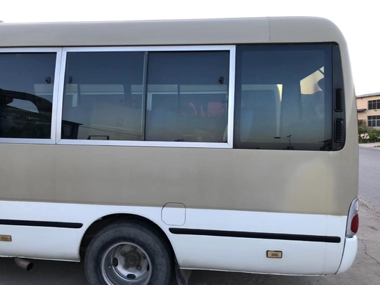 Χρησιμοποιημένο η TOYOTA λεωφορείο ακτοφυλάκων με τη μηχανή μηχανών diesel καθισμάτων 16-30 &amp; βενζίνης
