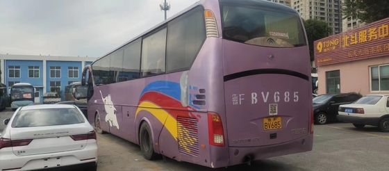 2012 έτος 53 χρησιμοποιημένο καθίσματα λεωφορείο Yutong ZK6129HD λεωφορείων με τη διπλή πόρτα μηχανών diesel της Cummins