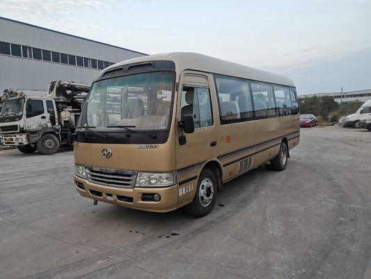 Υψηλότερη μηχανή diesel λεωφορείων KLQ6702 SOFIM ακτοφυλάκων από δεύτερο χέρι 95kw 23-29seats