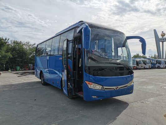 XMQ6802 χρησιμοποιημένο λεωφορείο 35seats οδήγησης λεωφορείων αημένο Kinglong ηλεκτρική αναστολή αερόσακων YC4G 147kw