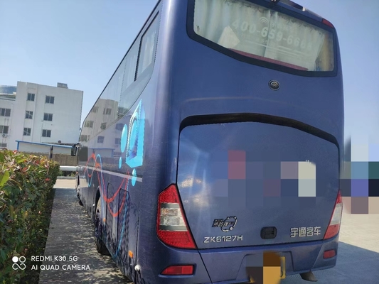 Αημένη αναστολή οδήγηση ανοίξεων πιάτων λεωφορείων Yutong ZK6127 55seater πολυτέλειας χρησιμοποιημένη λεωφορείο