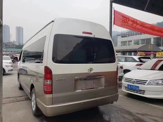 Μεταχειρισμένο μίνι λεωφορείο 2018 13 θέσεων με μπροστινό κινητήρα Toyota Hiace Bus με ψηλή οροφή