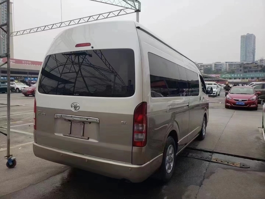 Μεταχειρισμένο μίνι λεωφορείο 2018 13 θέσεων με μπροστινό κινητήρα Toyota Hiace Bus με ψηλή οροφή