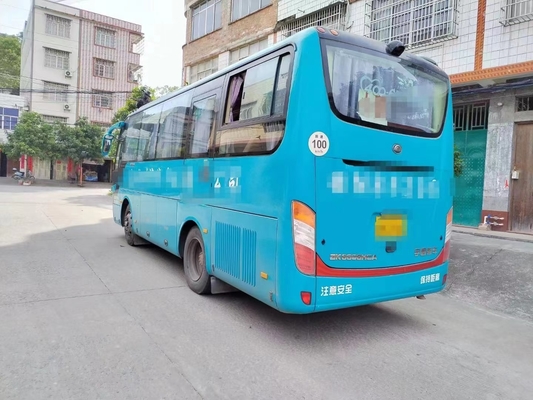 Μεταχειρισμένο λεωφορείο Yutong ZK6808 Κινητήρας Ντίζελ 35 θέσεων Ανάρτηση ελατηρίου