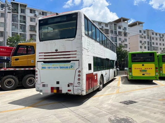 Zk6116HG Μεταχειρισμένο Ταξιδιωτικό Λεωφορείο Yutong 86/78 Άτομα Μεταχειρισμένο αστικό λεωφορείο Διώροφο