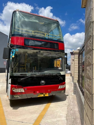 Zk6116HG Μεταχειρισμένο Ταξιδιωτικό Λεωφορείο Yutong 86/78 Άτομα Μεταχειρισμένο αστικό λεωφορείο Διώροφο