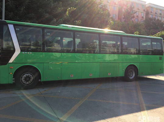 Χρησιμοποιημένος κάτοχος διαρκούς εισιτήριου 54 από δεύτερο χέρι Kinglong λεωφορείων λεωφορείων επιβατών Lhd Rhd πόλη καθίσματα 218 KW
