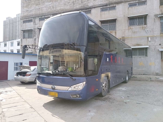 Λεωφορείο 51 κατόχων διαρκούς εισιτήριου Yutong από δεύτερο χέρι χρησιμοποιημένη καθίσματα μεταφορά επιβατών