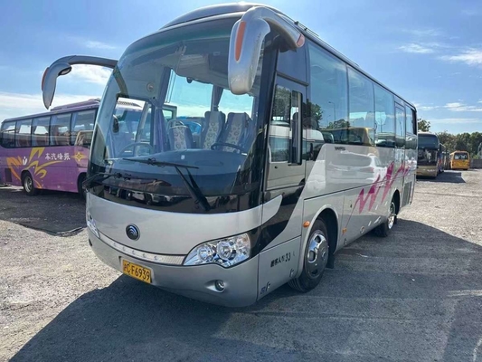 Λεωφορείο 33 κατόχων διαρκούς εισιτήριου Yutong από δεύτερο χέρι ευρο- μεταφορά 3 επιβατών καθισμάτων