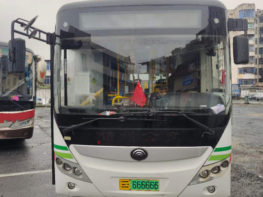 53 ο χρησιμοποιημένος πόλη επιβάτης καθισμάτων μεταφέρει το από δεύτερο χέρι Yutong ISUZU 6WF1D