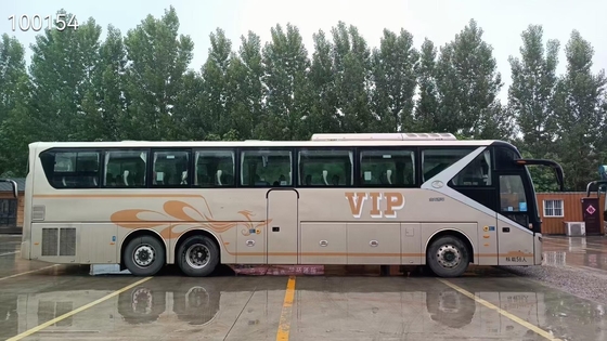 Kinglong χρησιμοποιημένη 56seater λεωφορείων αναστολή αερόσακων μηχανών Weichai αξόνων λεωφορείων XMQ6135 διπλή