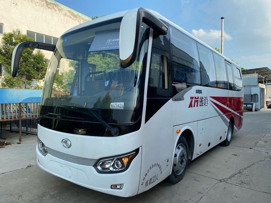 Χρησιμοποιημένο τουριστηκό λεωφορείο 32seats Kinglong εκκλησιών Yuchai μηχανή με τον όρο XMQ6802 αέρα