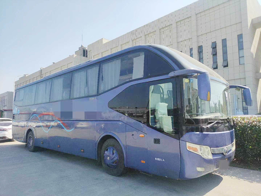 Χρησιμοποιημένο λεωφορείο ταξιδιού καθισμάτων Yutong ZK6127 55 δημόσιου μέσου μεταφοράς λεωφορείων επιβατών