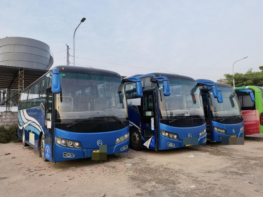 Το λεωφορείο χρησιμοποιημένο λεωφορείο Kinglong πολυτέλειας μεταφέρει το πετρελαιοκίνητο ευρο- λεωφορείο 3 Rhd Lhd από δεύτερο χέρι για την πώληση