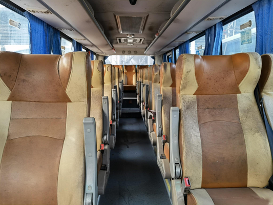 Το λεωφορείο χρησιμοποιημένο λεωφορείο Kinglong πολυτέλειας μεταφέρει το πετρελαιοκίνητο ευρο- λεωφορείο 3 Rhd Lhd από δεύτερο χέρι για την πώληση