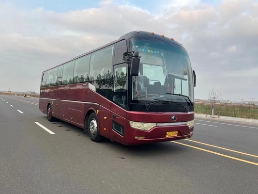 Το λεωφορείο 12m τουριστών από δεύτερο χέρι αναστολή ανοίξεων φύλλων Yutong ZK6122 μήκους που αφέθηκε το λεωφορείο χρησιμοποίησε