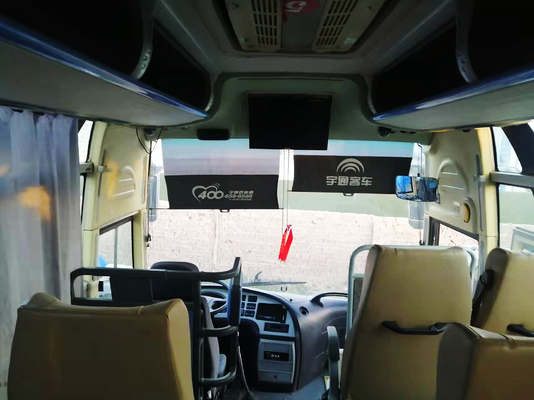 Χρησιμοποιημένο λεωφορείο 49 επιβάτης Seaters πρότυπο ZK6110 λεωφορείων επιβατών Youtong με τη μηχανή Yuchai