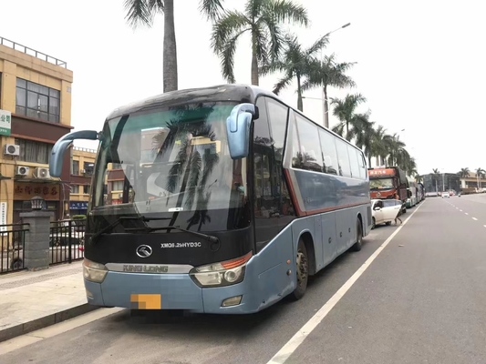 Λεωφορείο 52 από δεύτερο χέρι λεωφορείων λεωφορείο κλιματιστικών μηχανημάτων λεωφορείων χεριών Seater Kinglong XMQ6129 2$ος για την πώληση