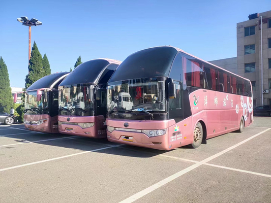 Χρησιμοποιημένο έτος 55 λεωφορείων 2016 χεριών Yutong ZK6122 δεύτερος λεωφορείων μηχανών diesel πόλεων καθισμάτων