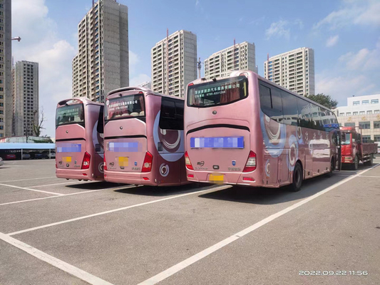 Χρησιμοποιημένο έτος 55 λεωφορείων 2016 χεριών Yutong ZK6122 δεύτερος λεωφορείων μηχανών diesel πόλεων καθισμάτων