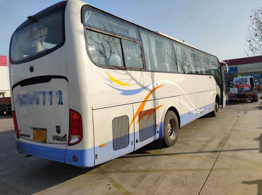 Χρησιμοποιημένο εμπορικό λεωφορείο χρησιμοποιημένο λεωφορείο ταξιδιού 2014 έτους Yutong καθισμάτων λεωφορείων ZK6110 60 RHD