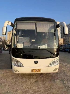 Χρησιμοποιημένο λεωφορείο 2014 χρησιμοποιημένο λεωφορείο 55 πολυτέλειας επιβατών Yutong έτους Zk6120 οδήγηση λεωφορείων LHD Seater