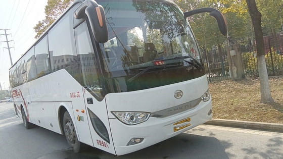 Το λεωφορείο από δεύτερο χέρι χρησιμοποίησε τη μηχανή 50 διπλές πόρτες Ankai HFF6129KDE5 Yuchai λεωφορείων λεωφορείων καθισμάτων