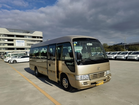 Χρησιμοποιημένο η Toyota χρησιμοποιημένο η Ιαπωνία χειρωνακτικό εργαλείο λεωφορείων ακτοφυλάκων 2010 έτος πολυτελές με 20 καθίσματα
