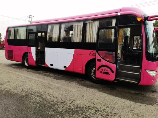 Χρησιμοποιημένο Kinglong λεωφορείο XMQ6110ACD4D 56 καθίσματα 2+3 από δεύτερο χέρι λεωφορείων μέση πόρτα επιβατών σχεδιαγράμματος