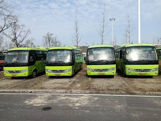 Μίνι λεωφορείο 26 από δεύτερο χέρι Seater μπροστινός χρησιμοποιημένος μηχανή προμηθευτής λεωφορείων 2015 έτους ZK6729