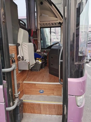 Παλαιό λεωφορείο 61 καθισμάτων 2014 χρησιμοποιημένα έτος Yutong ZK6147 λεωφορεία πολυτέλειας Axlebrake λεωφορείων διπλά