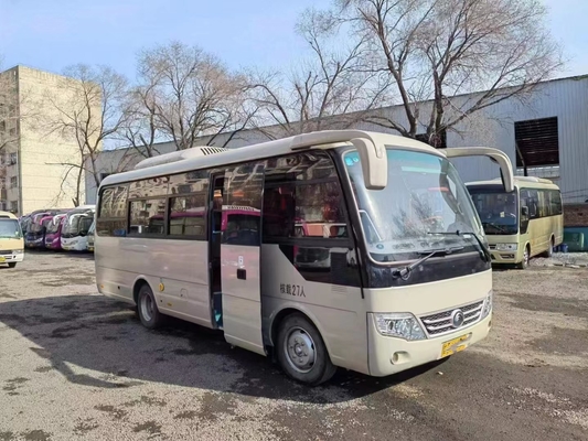 Χρησιμοποιημένα επιβατών παράθυρα λεωφορείων Yutong από δεύτερο χέρι έτους μηχανών 2017 Yuchai λεωφορείων μπροστινά γλιστρώντας 27 καθίσματα