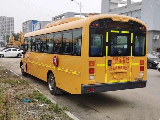 Μηχανή 52 Weichai σχολικών λεωφορείων από δεύτερο χέρι καθίσματα 9 μέτρα χρησιμοποιημένων YuTong λεωφορείων ZK6935D