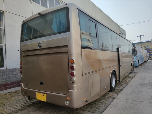Χρησιμοποιημένες εμπορικές διπλές πόρτες 53 χέρι Foton BJ6120 λεωφορείων μηχανών 330hp δεύτερος Yuchai καθισμάτων