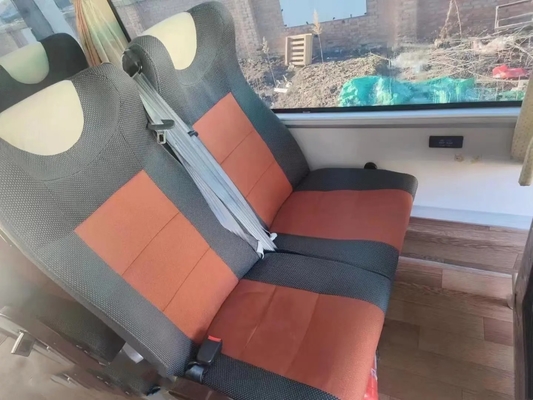 Μηχανή διπλές πόρτες 50 καθίσματα χρησιμοποιημένο εναλλασσόμενο ρεύμα Foton BJ6122 Weichai λεωφορείων τουριστών από δεύτερο χέρι 12 μέτρων