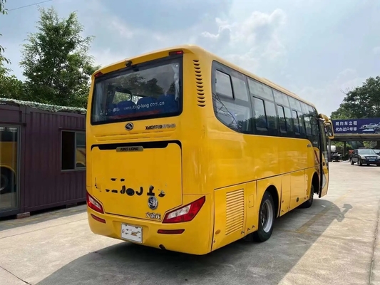 Χρησιμοποιημένη μηχανή 33 καθισμάτων χειρωνακτικό μετάδοσης A/$l*c γλιστρώντας λεωφορείο XMQ6759 Yuchai λεωφορείων επιβατών Kinglong χεριών παραθύρων 2$ο