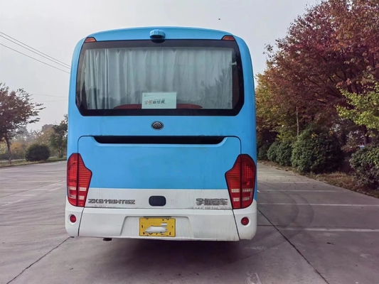 Χρησιμοποιημένο λεωφορείο 47 καθίσματα Yuchai 6 οχημάτων πυκνών δρομολογίων κλιματιστικό μηχάνημα μηχανών κυλίνδρων 10,7 μέτρα από δεύτερο χέρι νέο Tong ZK6115