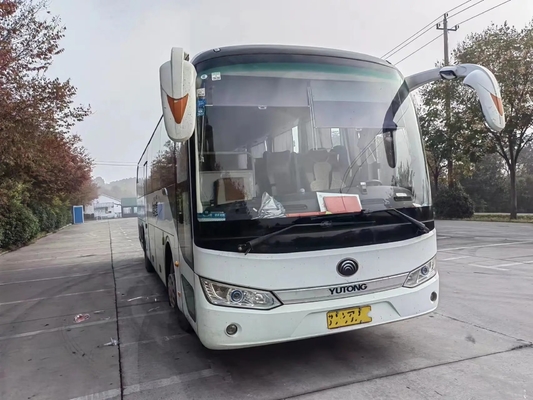 Χρησιμοποιημένο λεωφορείο 47 καθίσματα Yuchai 6 οχημάτων πυκνών δρομολογίων κλιματιστικό μηχάνημα μηχανών κυλίνδρων 10,7 μέτρα από δεύτερο χέρι νέο Tong ZK6115