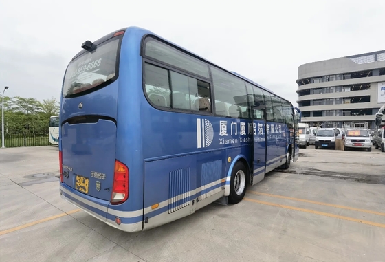 Το χρησιμοποιημένο λεωφορείο 45 μεγάλο διαμέρισμα αποσκευών καθισμάτων 10,5 οχημάτων πυκνών δρομολογίων μετρά Yuchai μηχανών το μέσο λεωφορείο ZK6107 Yutong χεριών πορτών 2$ο