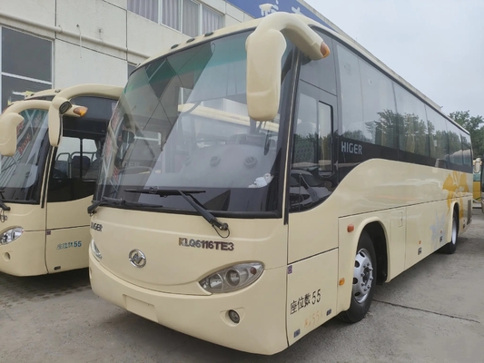 Χρησιμοποιημένος Mci χρησιμοποιημένο υψηλότερο KLQ6116 σφραγίζοντας παράθυρο 55 λεωφορείων ενιαία μηχανή Yuchai πορτών καθισμάτων 10,5 μέτρα