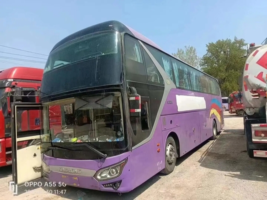 Χρησιμοποιημένη αναστολή 54 ενιαία πόρτα Kinglong XMQ6119 αερόσακων μηχανών Weichai τουριστηκών λεωφορείων κλιματιστικών μηχανημάτων καθισμάτων