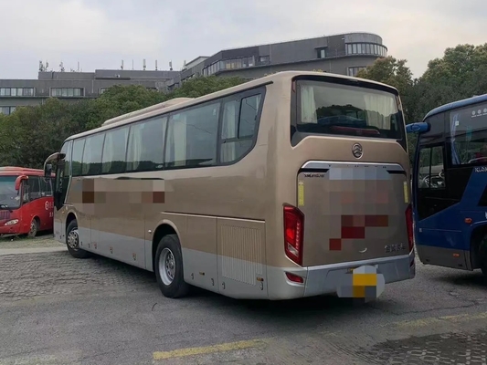 Χρησιμοποιημένη λεωφορείων λεωφορείων 90% νέα 48 καθισμάτων 2$α χεριών μηχανή 100km/Χ δράκων XML6112 Weichai Drive χρυσή