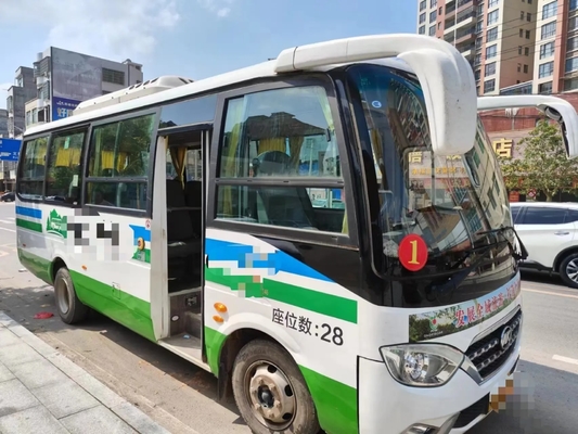 Η χρησιμοποιημένη της Ford μηχανή 28 Weichai μικρών λεωφορείων μπροστινή καθίσματα που γλιστρούν το έτος 7 παραθύρων το 2020 μετρά το 2$ο λεωφορείο HFF6739 Ankai χεριών