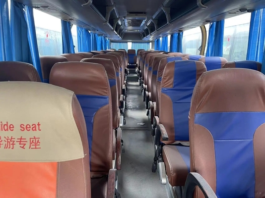 Το χρησιμοποιημένο diesel προγυμνάζει ενιαία πόρτα 6 χρώματος 53 καθισμάτων την άσπρη μηχανή κυλίνδρων με το λεωφορείο BFC6120 Beifang χεριών A/$l*c 2$ος