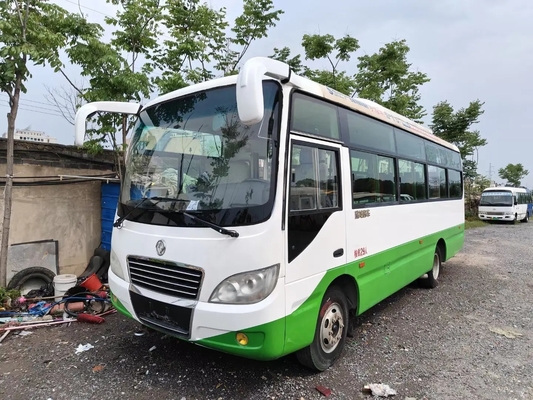 Χρησιμοποιημένο έτος 4 μηχανή 130hp 29 ενιαίο χέρι Dongfeng EQ6731 λεωφορείων 2016 ταξιδιού Yuchai κυλίνδρων πορτών LHD/RHD 2$ος καθισμάτων